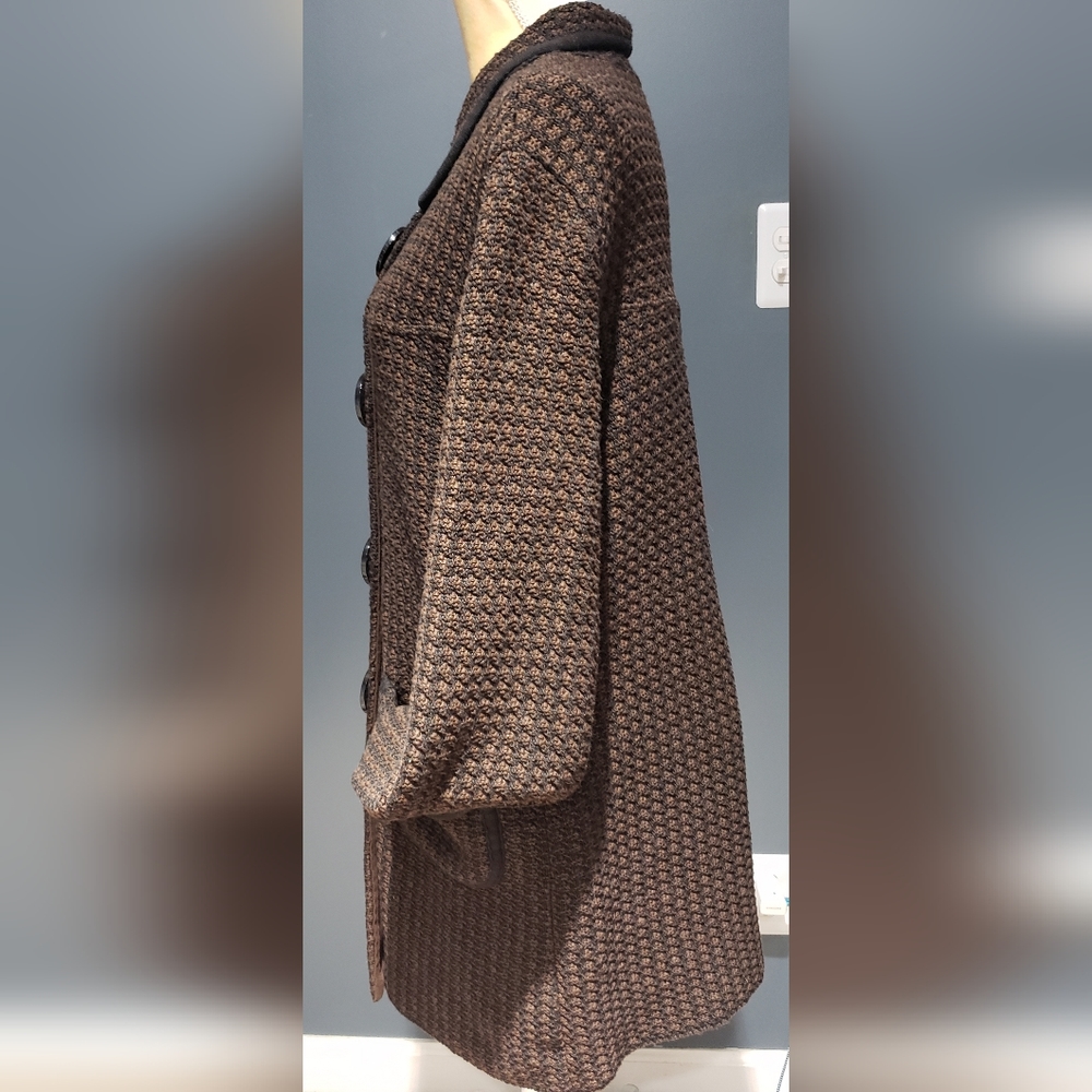 Willow Heavyweight Full Button Collared Sweater C… - image 2